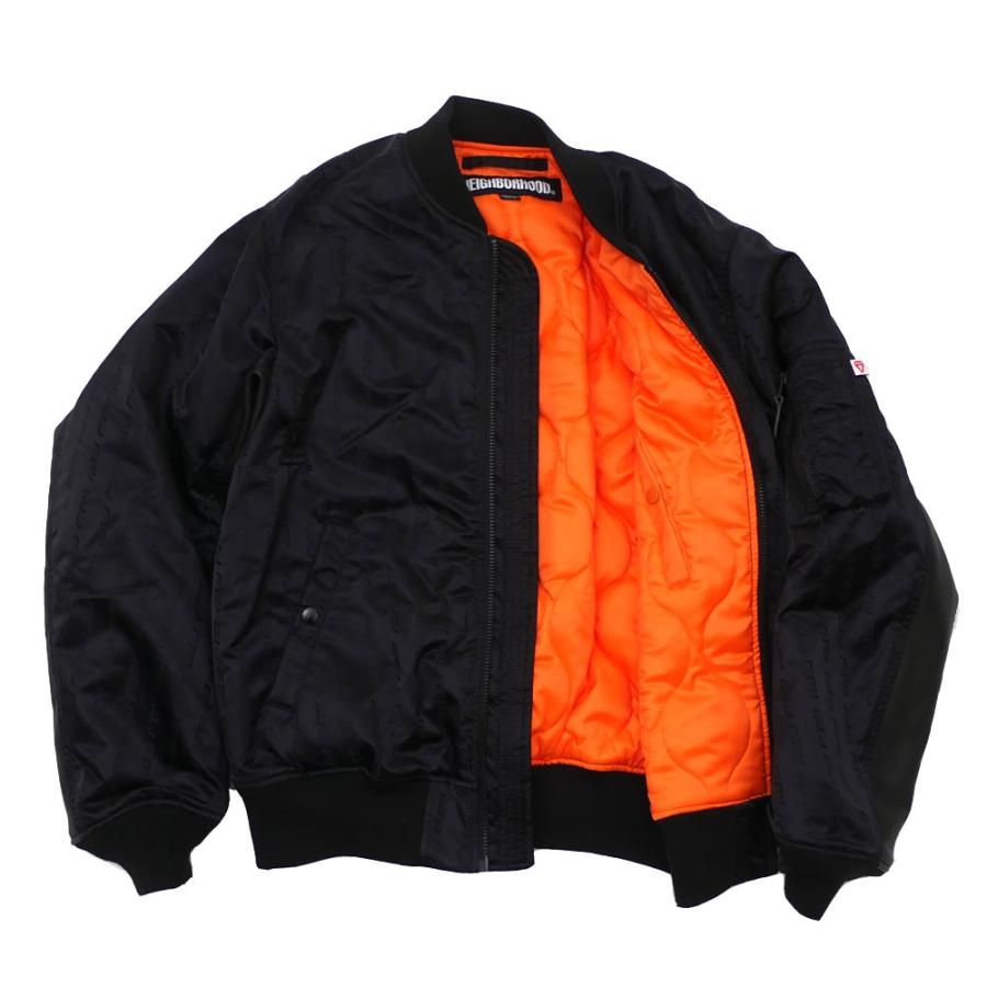 NEIGHBORHOOD ネイバーフッド EM MA 1 N JKT ジャケット BLACK NEIGHBORHOOD ネイバーフッド EM MA 1 N JKT ジャケット BLACK