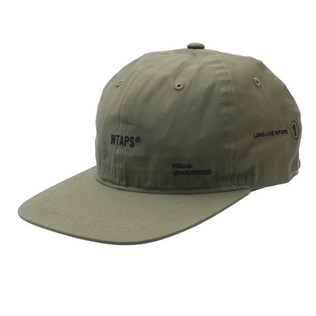 WTAPS ダブルタップス T-6 02 CAP.COTTON.SATIN キャップ OD WTAPS ダブルタップス T-6 02 CAP.COTTON.SATIN キャップ OD