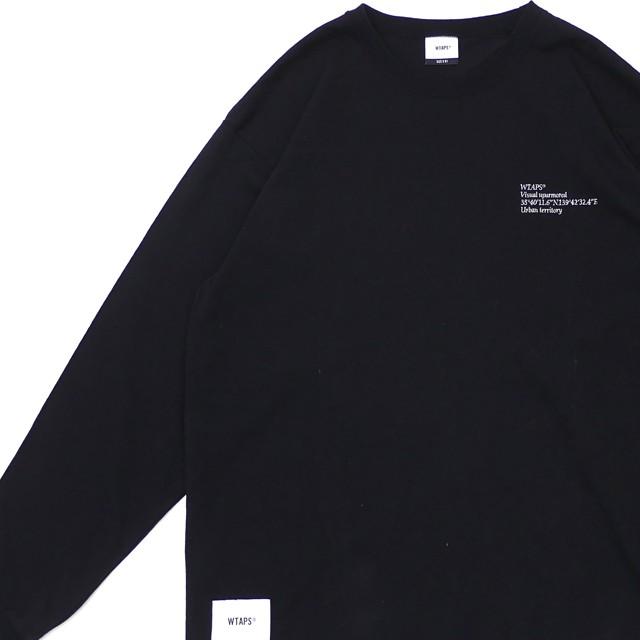 WTAPS ダブルタップス SPEC.DESIGN LS 01 TEE 長袖Tシャツ BLACK 