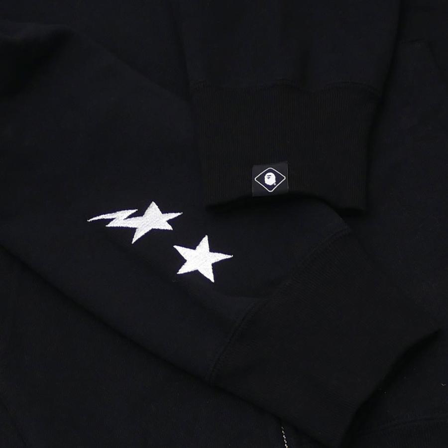 A BATHING APE x F.C.R.B. BAPE SHARK FULL ZIP HOODIE BLACK