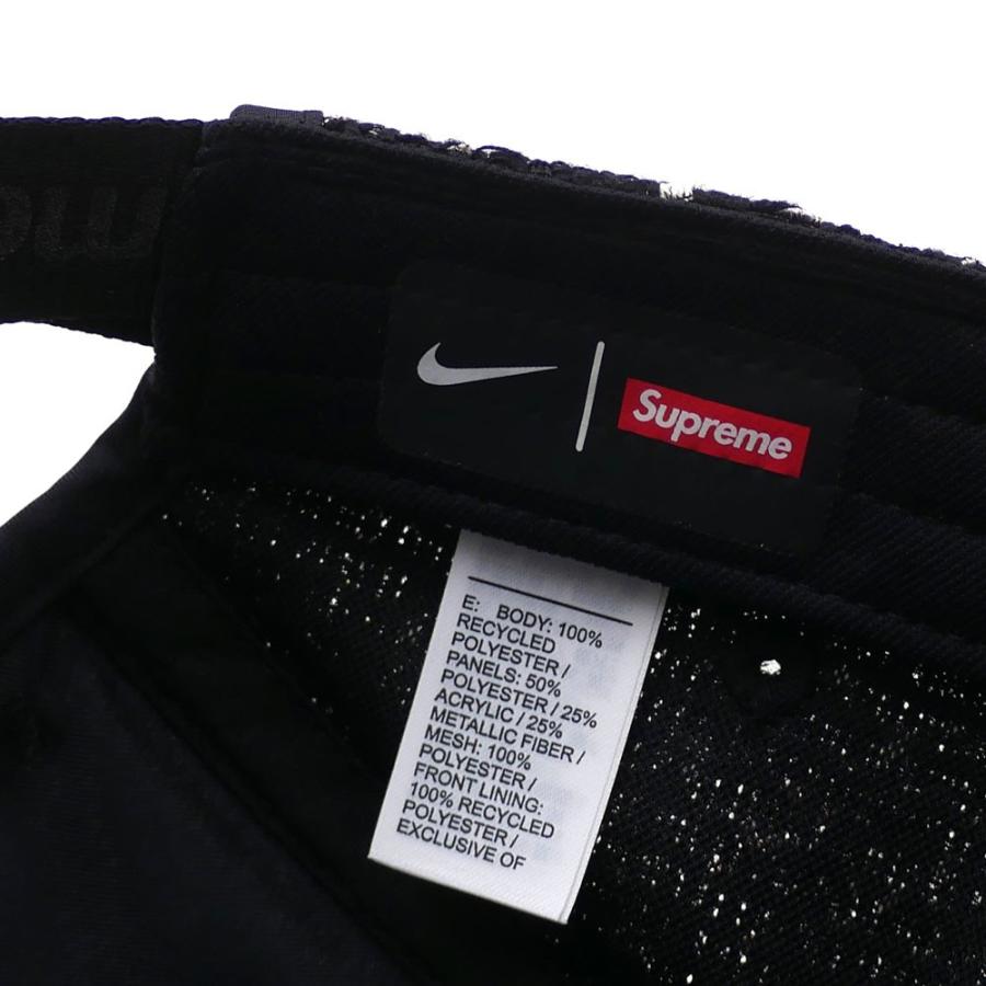 NIKE（ナイキ） NIKE x SUPREME Boucle Running Hat キャップ BLACK