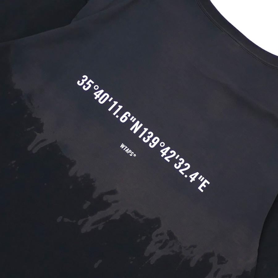 WTAPS ダブルタップス DESIGN LS XeroX TEE 長袖Tシャツ BLACK