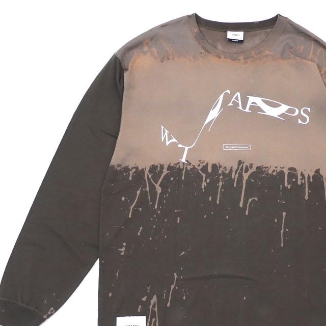 ダブルタップス WTAPS DESIGN LS XeroX TEE 長袖Tシャツ OD メンズ 