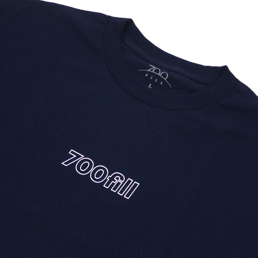 新品 セブンハンドレッドフィル 700fill Payment Logo L/S Tee 長袖Tシャツ NAVY ネイビー 紺 メンズ 202001071057 700フィル TOPS｜cliffedge｜03