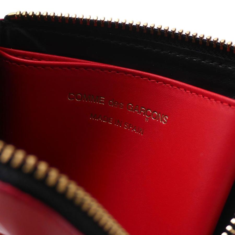 COMME des GARÇONS レッドケース COMME des GARCONS Huge-Logo 二つ折りカードケース レッド(Huge