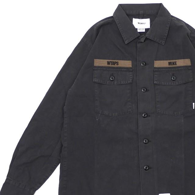 WTAPS 新品 ダブルタップス BUDS LS 01 SHIRT 長袖シャツ BLACK WTAPS 新品 ダブルタップス BUDS LS 01 SHIRT 長袖シャツ BLACK