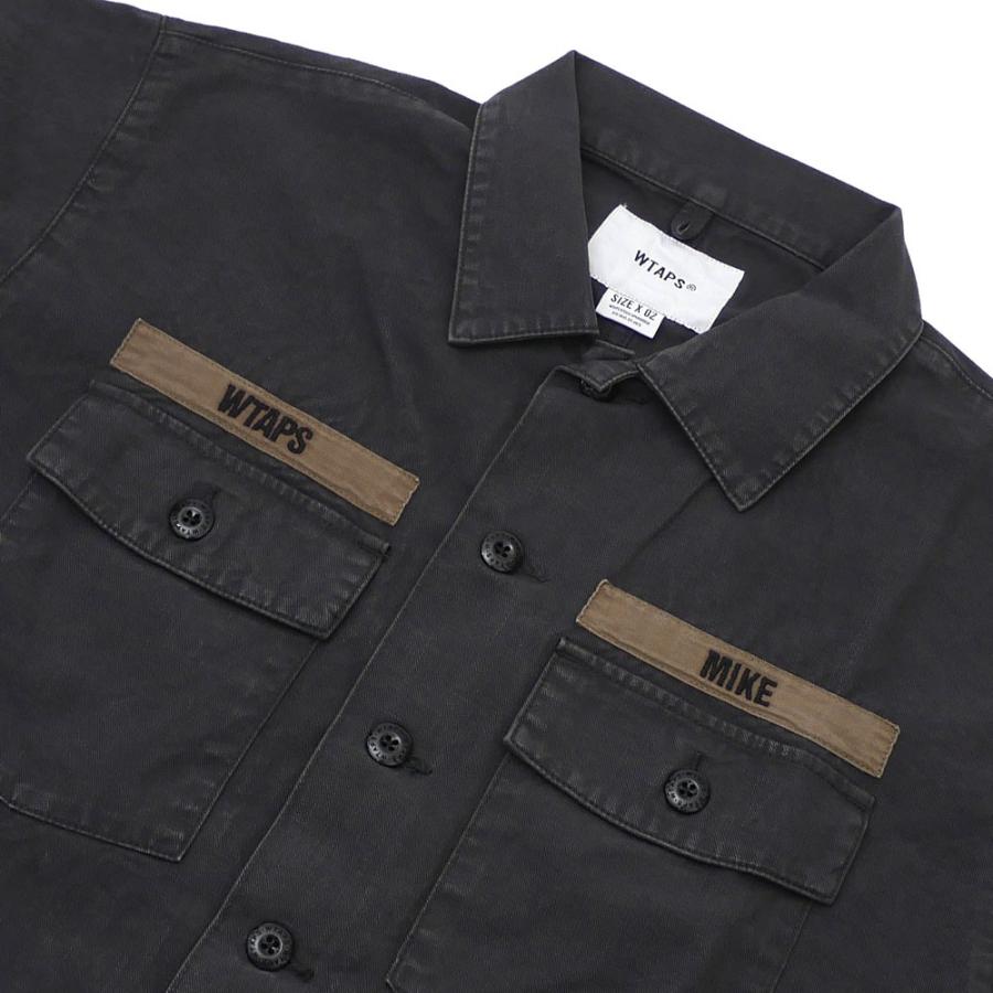 WTAPS 新品 ダブルタップス BUDS LS 01 SHIRT 長袖シャツ BLACK WTAPS 新品 ダブルタップス BUDS LS 01 SHIRT 長袖シャツ BLACK