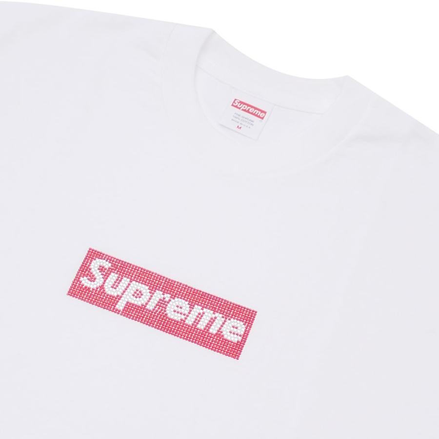 【数量限定特別価格】 新品 シュプリーム SUPREME 25th Anniversary Swarovski Box Logo Tee ボックスロゴ Tシャツ WHITE 200008181040 半袖Tシャツ｜cliffedge｜03