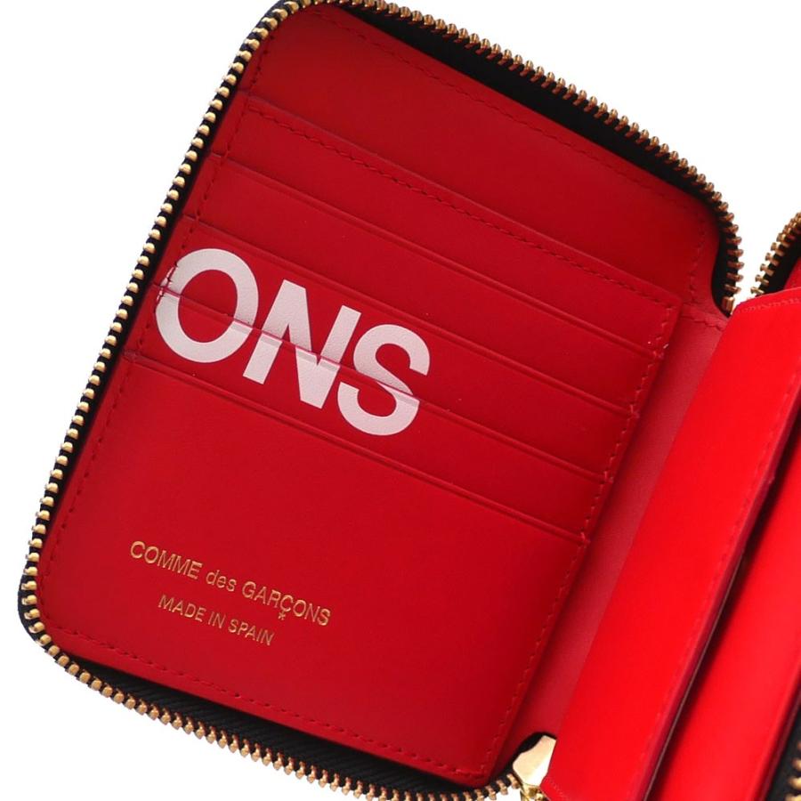 COMME des GARCONS HUGE LOGO 二つ折り 財布 二つ折りZIP長財布(HUGE LOGO) - Wallet COMME des GARCONS
