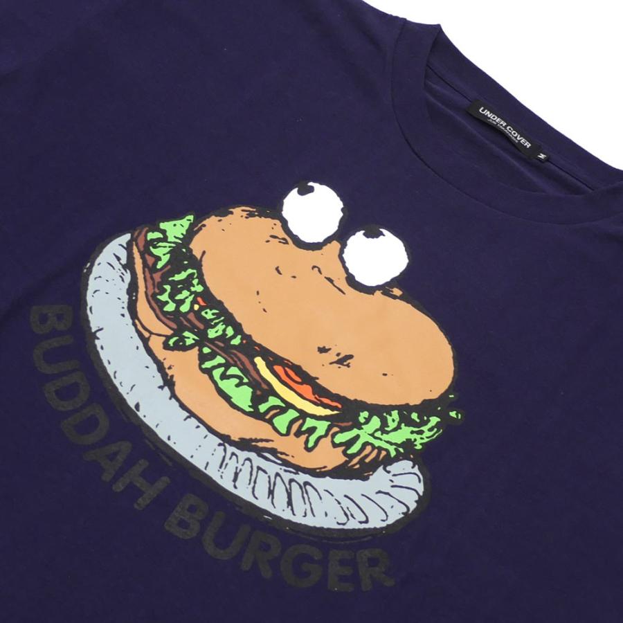 新品 アンダーカバー UNDERCOVER HUMBERGER TEE Tシャツ NAVY ネイビー 紺 メンズ 200008225047 半袖Tシャツ｜cliffedge｜03