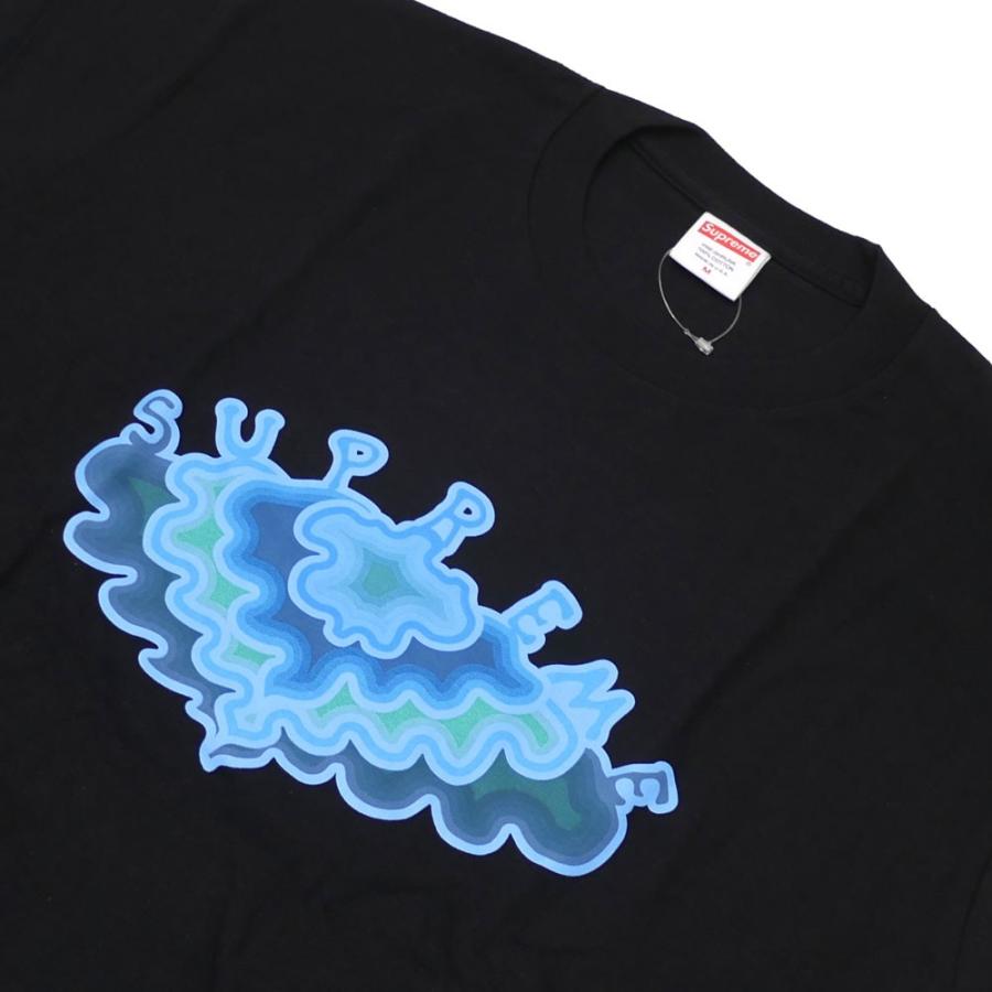 supreme cloud tee black
