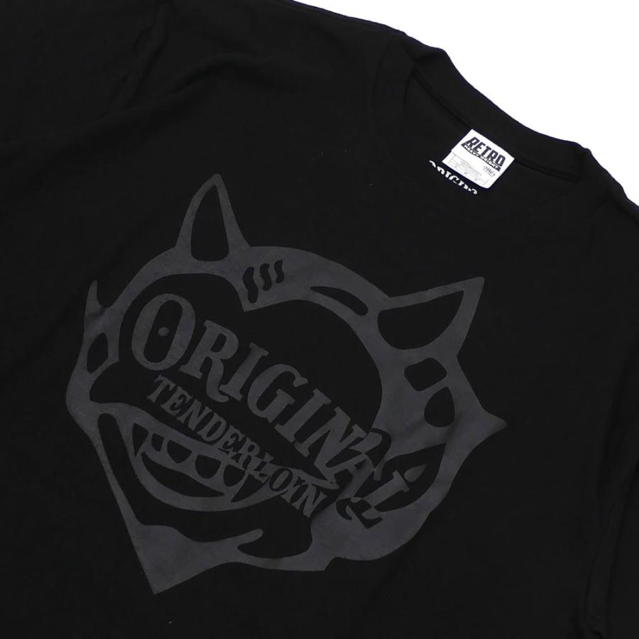 テンダーロイン tenderloin TEE PLP M ブラック 状態良し TENDERLOIN テンダーロイン TEE TENDERLOIN TOKYO ロゴ プリント