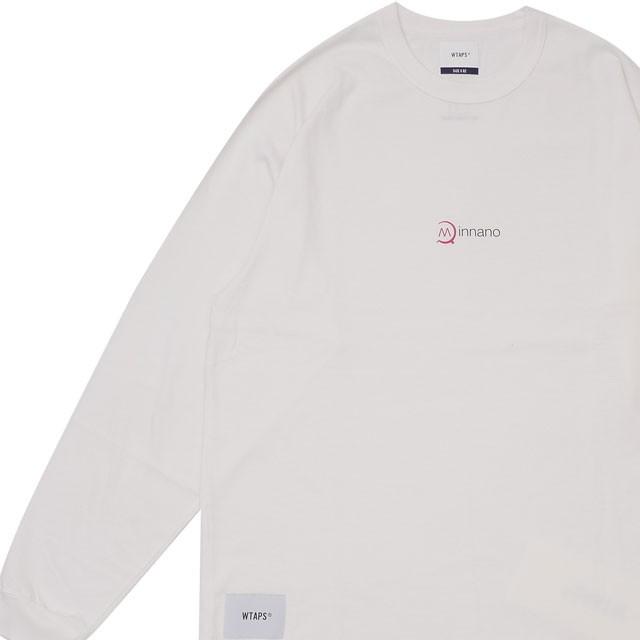 WTAPS 新品 ダブルタップス x ミンナノ min-nano MAXE LS 03 TEE WHITE  