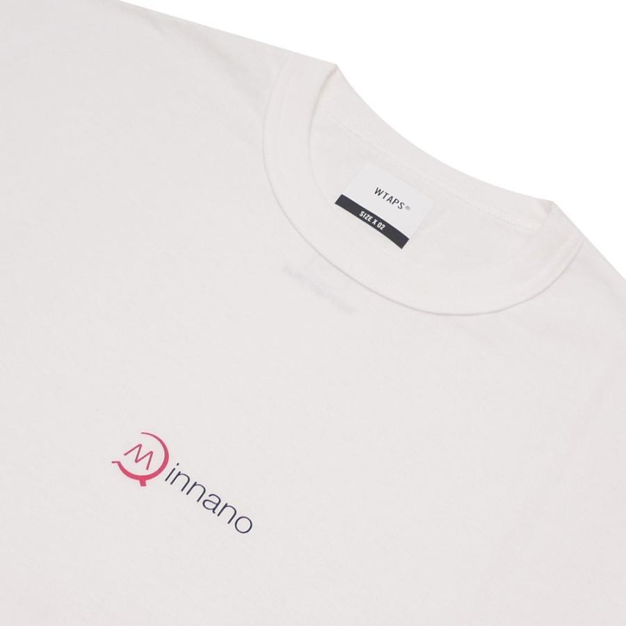 WTAPS 新品 ダブルタップス x ミンナノ min-nano MAXE LS 03 TEE WHITE 