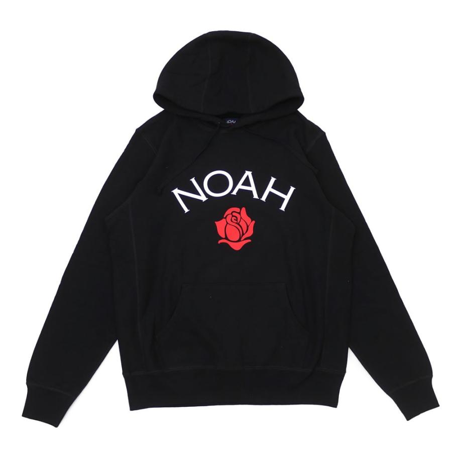 新品 ノア NOAH Rose Logo Hoodie パーカー BLACK ブラック 黒 メンズ 