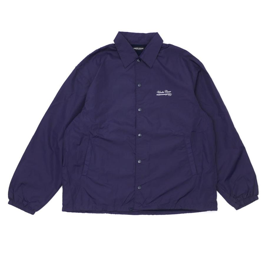 新品 アンダーカバー UNDERCOVER MUU9201-07 WIDE COACH JACKET U コーチ ジャケット Uロゴ NAVY ネイビー 紺 メンズ 225000416537 OUTER｜cliffedge｜03