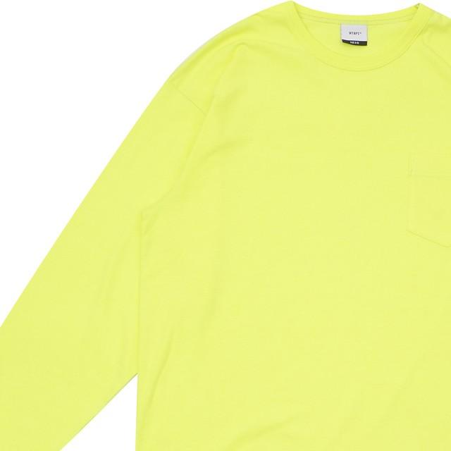 WTAPS 新品 ダブルタップス BLANK LS 02 TEE 長袖Tシャツ YELLOW 