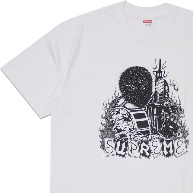 Supreme / MERCENARY TEE/19FW/Tシャツ/M/コットン/ホワイト Short Sleeve Supreme Mercenary Tee Graphic Tees Supreme Mercenary