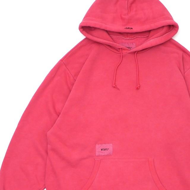WTAPS 新品 ダブルタップス BLANK HOODED 01 SWEATSHIRT パーカー RED 