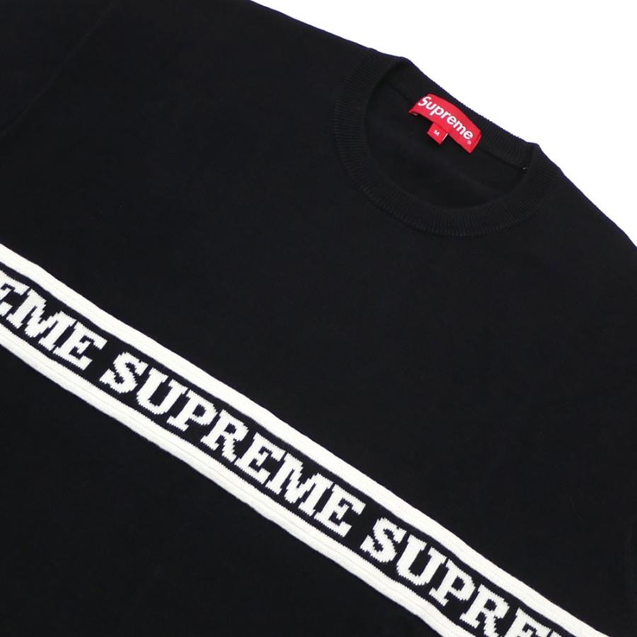 Supreme（シュプリーム） 新品 SUPREME Logo Stripe Knit Top ニット