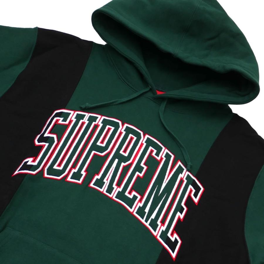 新品 シュプリーム SUPREME Paneled Arc Hooded Sweatshirt パーカー DARK GREEN グリーン 緑 メンズ 418000920055 SWT/HOODY Paneled Arc Hooded
