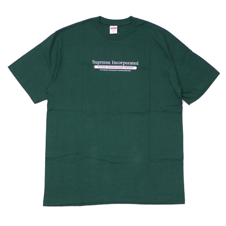 Supreme 緑色 半袖シャツ M Supreme 新品 シュプリーム SUPREME Inc. Tee Tシャツ DARK