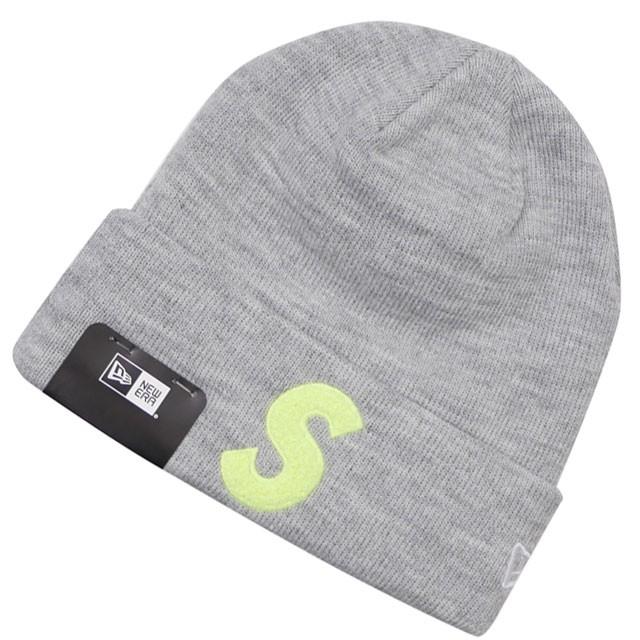 supreme new era s logo beanie