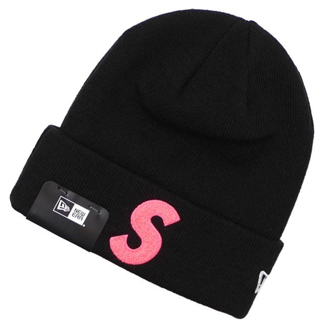 supreme new era s logo beanie