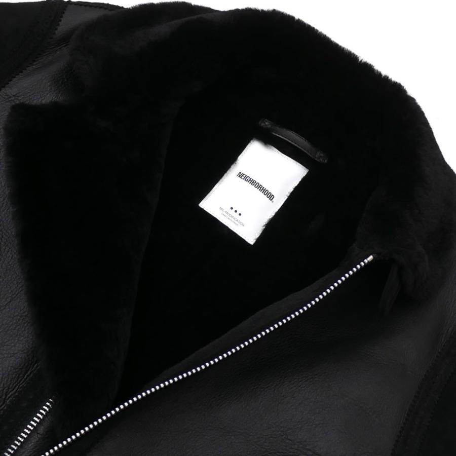 NEIGHBORHOOD 新品 ネイバーフッド B-3/M-JKT レザー ジャケット NEIGHBORHOOD 新品 ネイバーフッド B-3/M-JKT レザー ジャケット