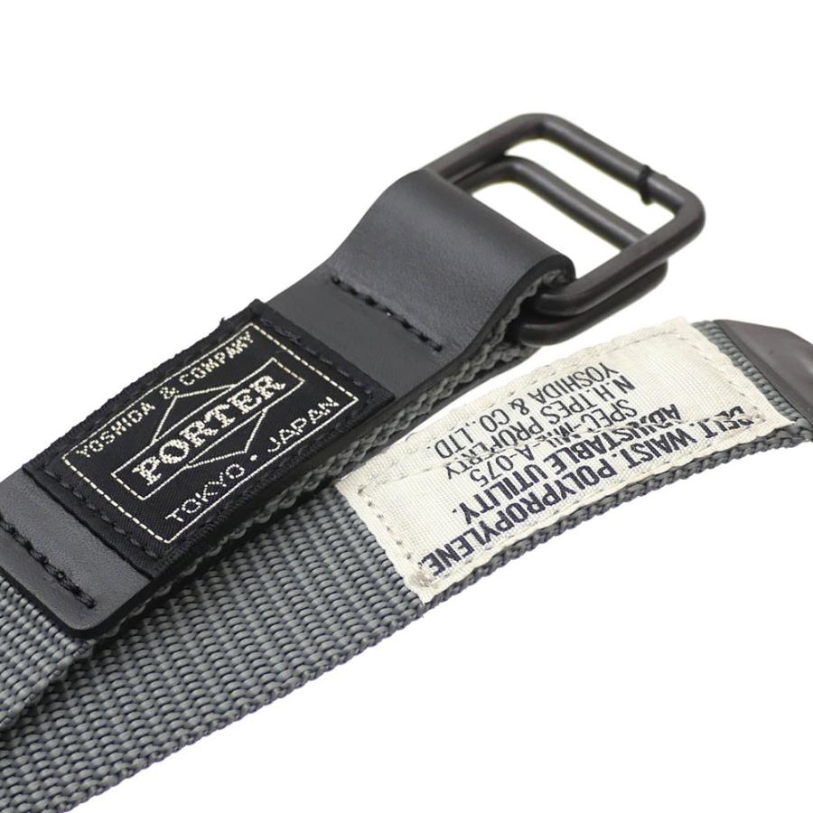 新品 エヌハリウッド N.HOOLYWOOD x ポーター PORTER TAPE BELT テープベルト GRAY グレー 灰色  284000429012 グッズ