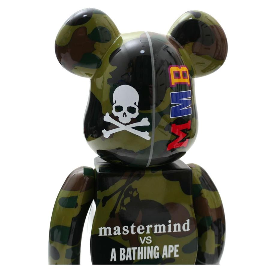 新品 マスターマインドジャパン mastermind JAPAN x エイプ A BATHING APE BE@RBRICK 100% & 400% ベアブリック GREEN グリーン 緑 283000486015 グッズ｜cliffedge｜05