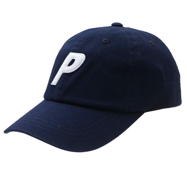 新品】palace skateboards 6panel cap ネイビー-