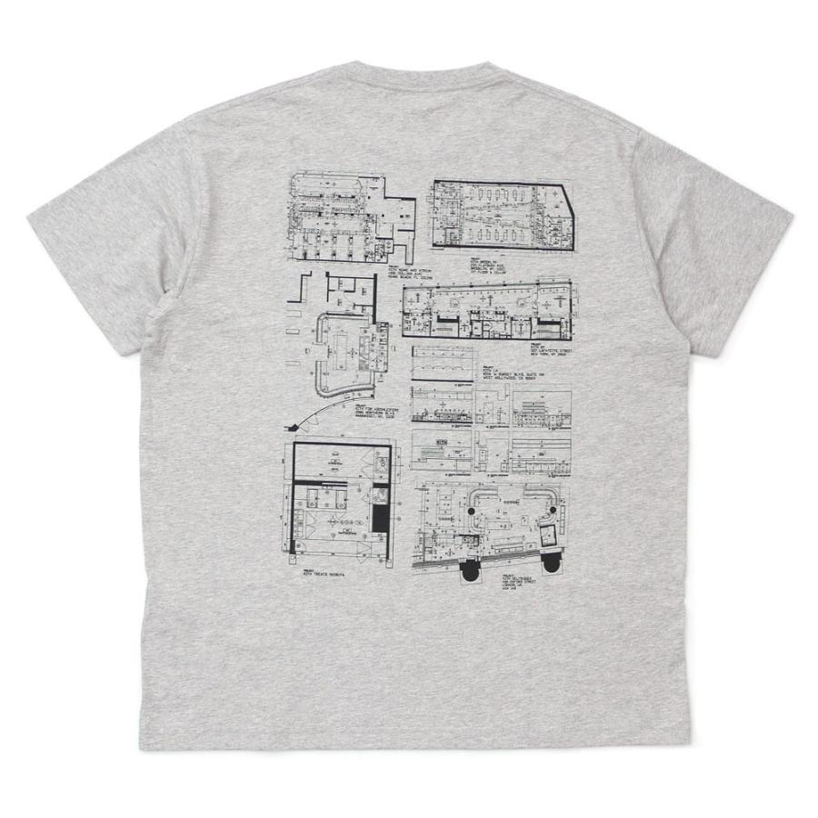 KITH キス トリーツ Destination artwork コットン Tシャツ 新品 キス トリーツ KITH TREATS Architect Tee Tシャツ GRAY