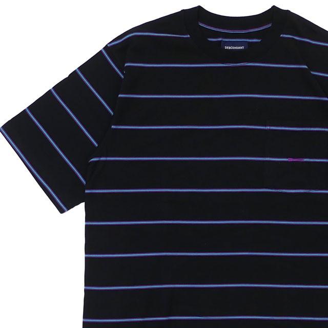DESCENDANT 新品 ディセンダント CACHALOT BORDER SS Tシャツ BLACK  