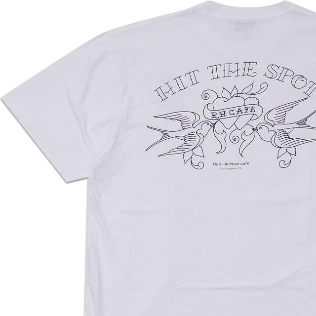 ebure×Ron Herman Tシャツ ホワイト オーガニックコットン ポンチティー（ホワイト）｜ebure