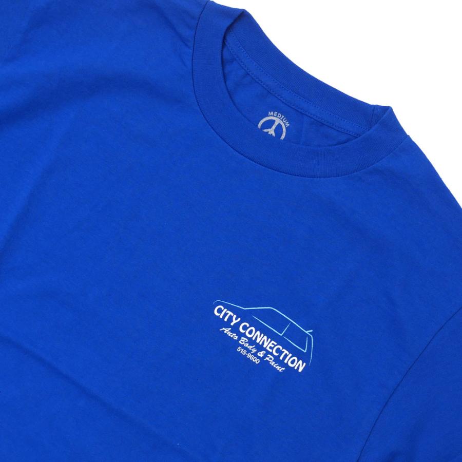 新品 オンエアー ON AIR City Connection S/SL Tee Tシャツ BLUE