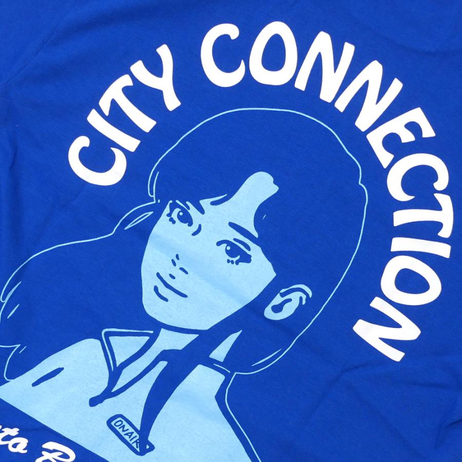 新品 オンエアー ON AIR City Connection S/SL Tee Tシャツ BLUE