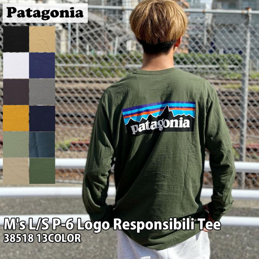 patagonia 新品 パタゴニア Patagonia M's L/S P-6 Logo patagonia 新品 パタゴニア Patagonia M's L/S P-6 Logo