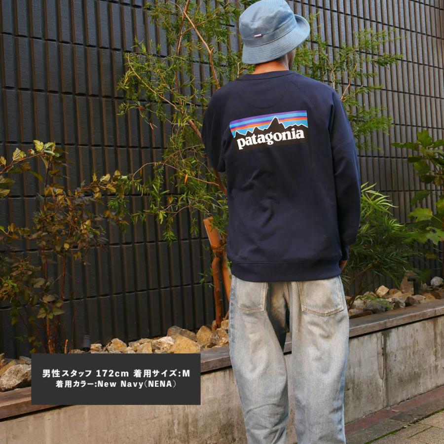 新品 パタゴニア Patagonia M's P-6 Logo Organic Crew Sweatshirt P-6ロゴ ロゴ オーガニック スウェット 39603 209000596141 SWT/HOODY｜cliffedge｜05