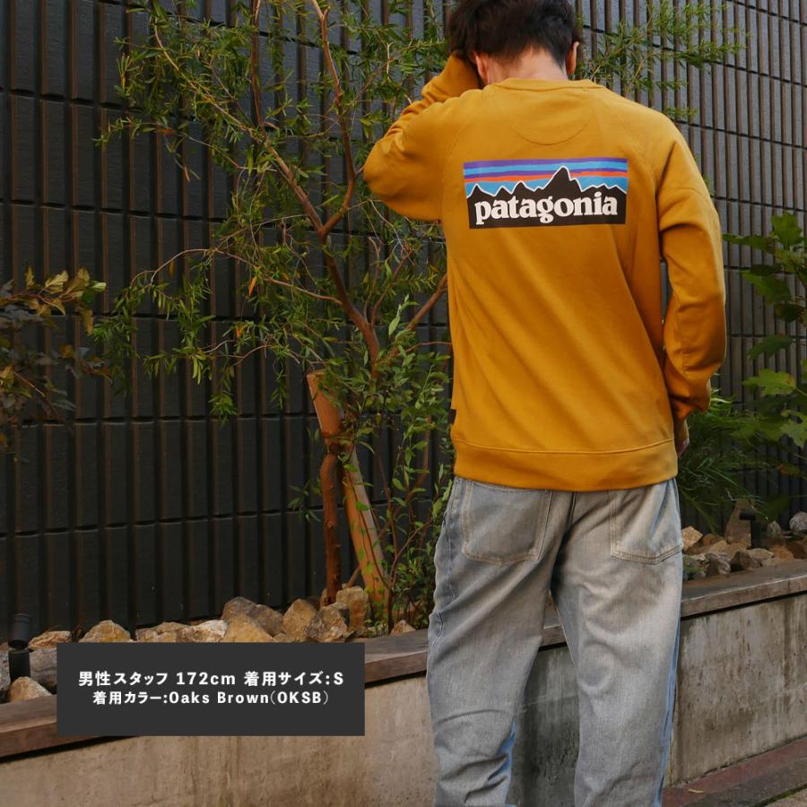 新品 パタゴニア Patagonia M's P-6 Logo Organic Crew Sweatshirt P-6ロゴ ロゴ オーガニック スウェット 39603 209000596141 SWT/HOODY｜cliffedge｜06