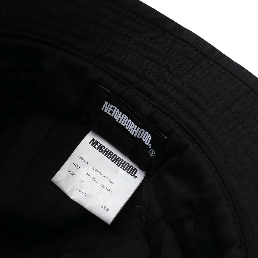NEIGHBORHOOD 新品 ネイバーフッド MIL-BALL/C-HAT ハット BLACK NEIGHBORHOOD 新品 ネイバーフッド MIL-BALL/C-HAT ハット BLACK