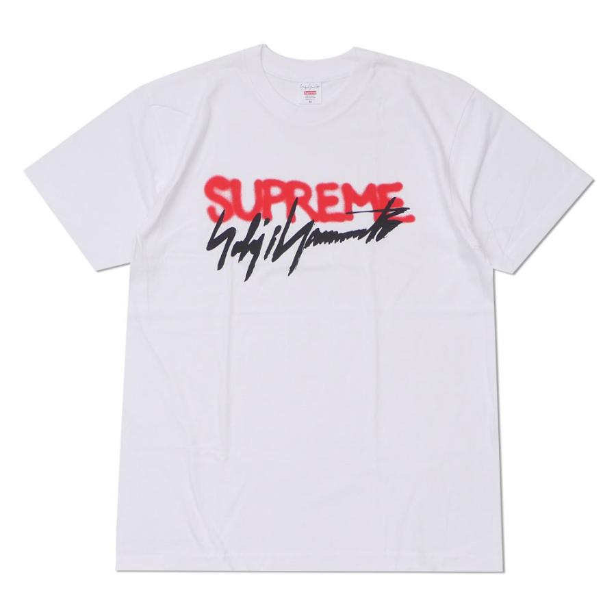 Yohji-yamamotoのイラスト付きホワイト半袖シャツ Y's ワイズ 23SS 半袖 アシンメトリー Tシャツ コットン 2