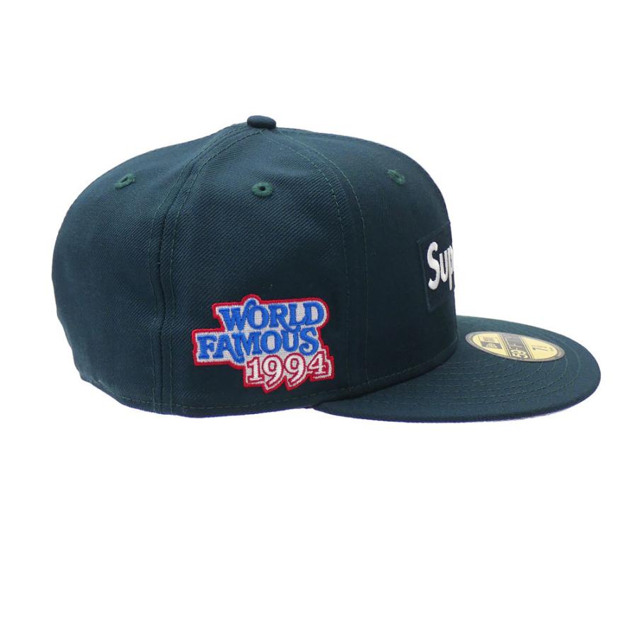 Supreme ブラック Boxロゴキャップ World Famous Supreme Worldwide Box Logo New Era (FW23) - $54