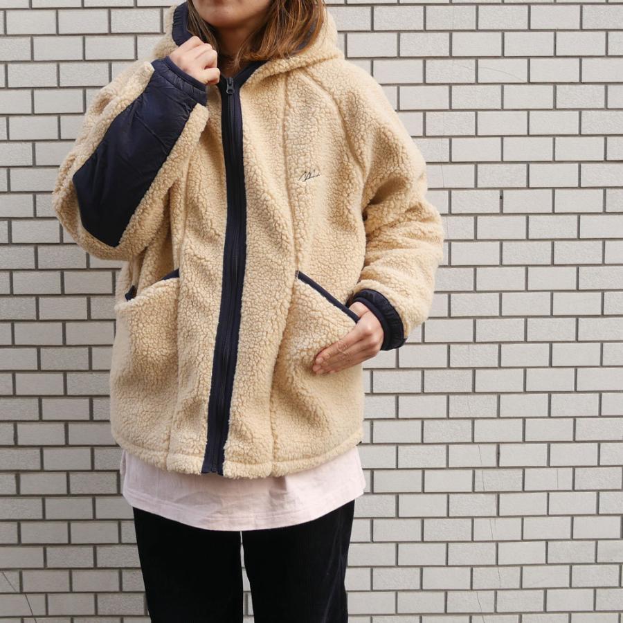 WTW 新品 ダブルティー BOA HOODIE JKT ボア ジャケット BEIGE
