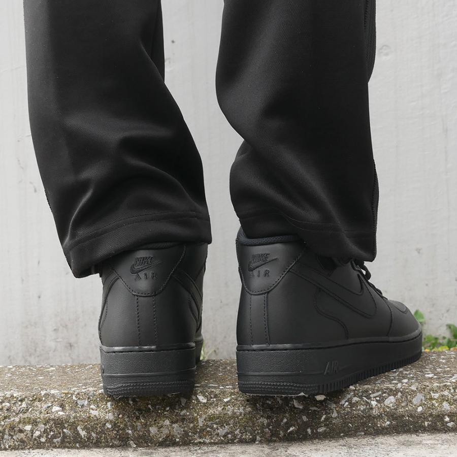 NIKE 新品 ナイキ AIR FORCE 1 '07 MID エアフォース1 BLACK