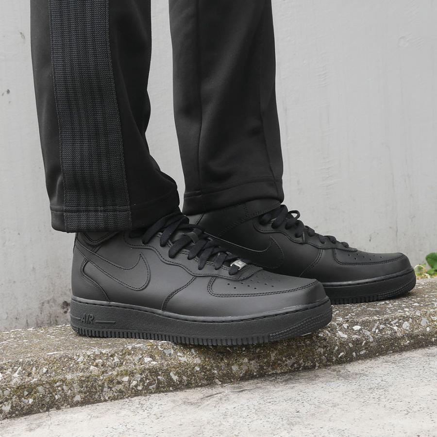 NIKE 新品 ナイキ AIR FORCE 1 '07 MID エアフォース1 BLACK