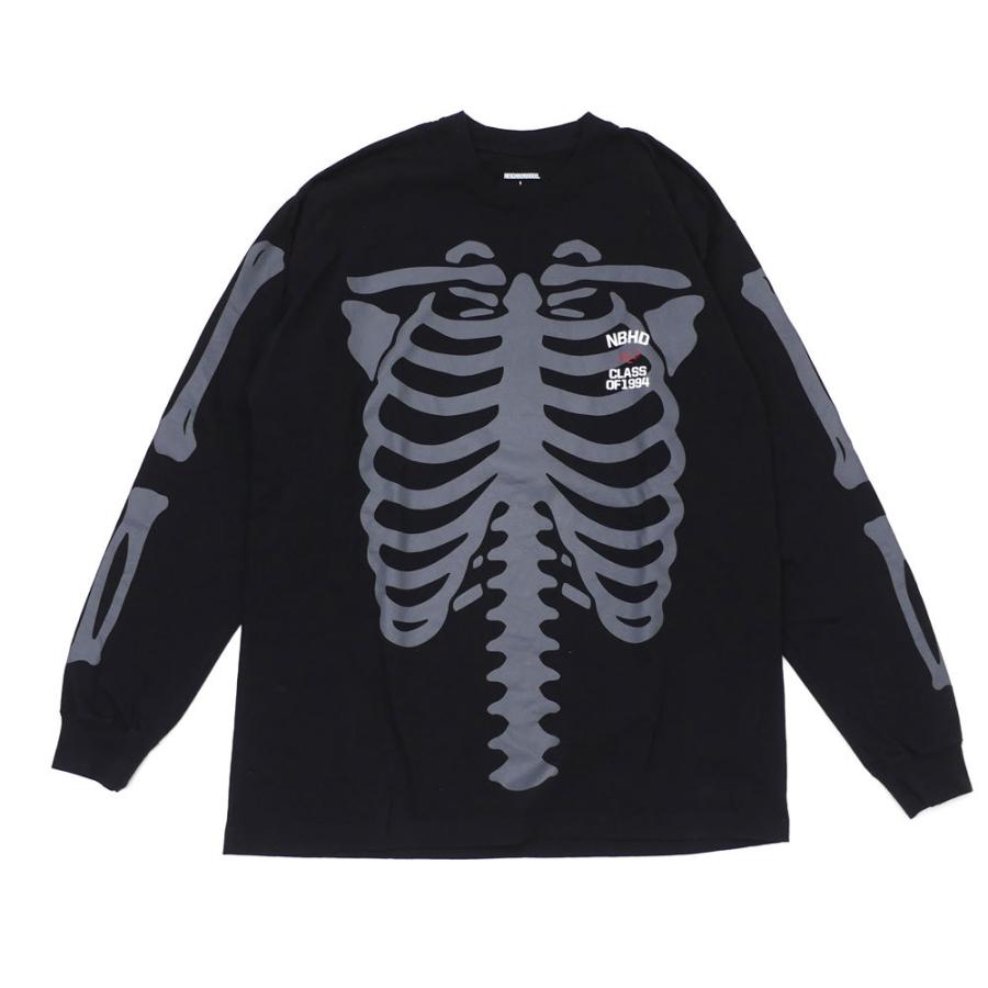 希少　neighborhood ネイバーフッド 骨　ボーン　ロンt 長袖 NEIGHBORHOOD ネイバーフッド 21SS BONES L/S TEE ボーン 長袖 T
