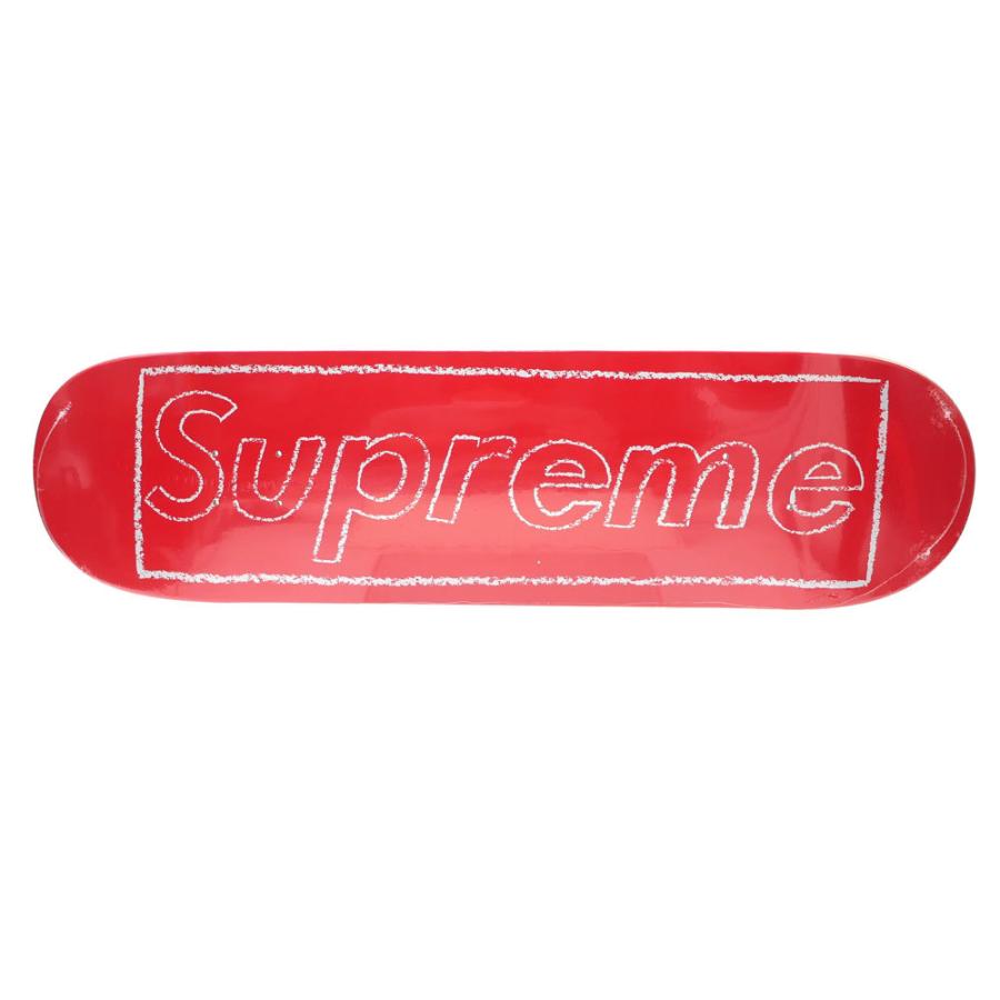 Supreme - Supreme KAWS chalk logo skateboard 赤 Supreme 新品 シュプリーム SUPREME KAWS Chalk Logo Skateboard