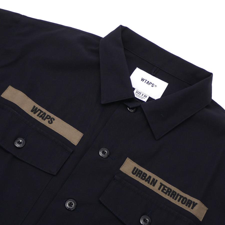 WTAPS 新品 BUDS.LS 長袖シャツ NAVY 211BRDT-SHM02