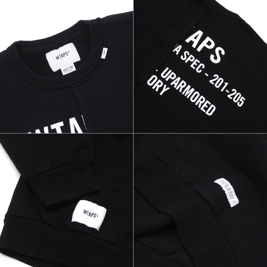 WTAPS 新品 RAGS CREW NECK BLACK 211ATDT-CSM27 209000616051